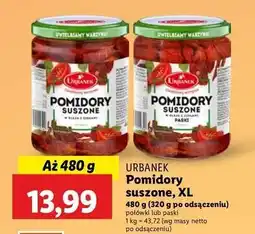 Lidl Pomidory suszone w oleju z ziołami Urbanek oferta