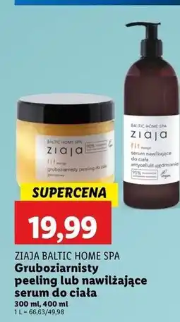 Lidl Peeling do ciała glicerynowy gruboziarnisty Ziaja Baltic Home Spa Fit oferta