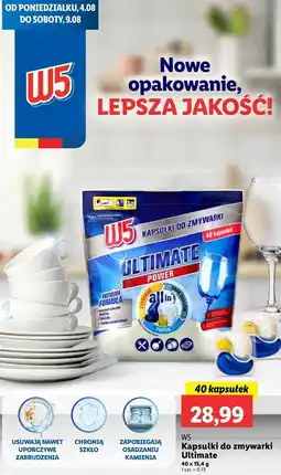 Lidl Tabletki do zmywarki all in 1 W5 oferta