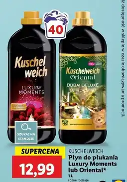 Lidl Płyn do płukania dubai deluxe Kuschelweich Oriental oferta