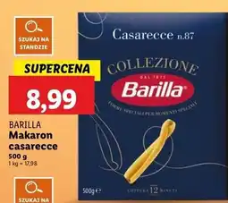 Lidl Makaron collezione casarecce siciliane Barilla oferta