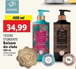 Lidl Balsam do ciała hammam Tesori D'oriente oferta