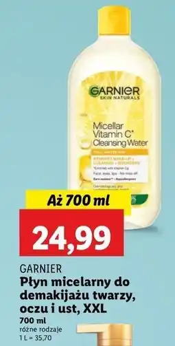 Lidl Płyn micelarny witamina c Garnier Skin Naturals oferta