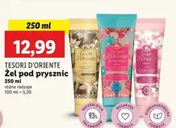 Lidl Żel pod prysznic wanilia i imbir Tesori D'oriente oferta