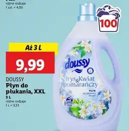 Lidl Płyn do płukania irys i kwiat pomarańczy Doussy oferta