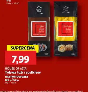 Lidl House of Asia Tykwa lub rzodkiew marynowana oferta