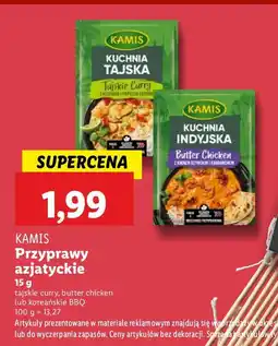 Lidl Przyprawy azjatyckie Kamis butter chicken oferta