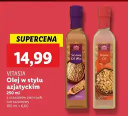 Lidl Olej w stylu azjatyckim z orzeszków ziemnych Vitasia oferta