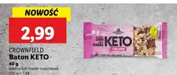 Lidl Baton Crownfield KETO malina oferta