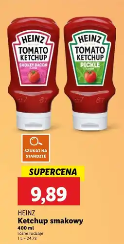 Lidl Ketchup smakowy Heinz różne rodzaje oferta