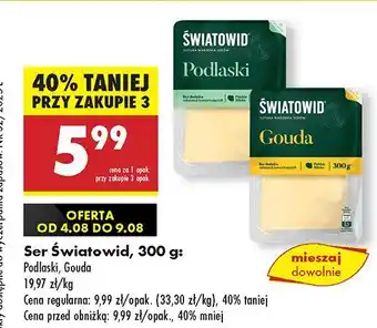 Biedronka Ser Podlaski Światowid oferta