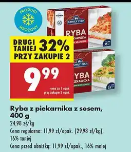 Biedronka Ryba z piekarnika z sosem Family Fish oferta