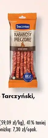 Biedronka Kabanosy pieczone wieprzowe Tarczyński oferta