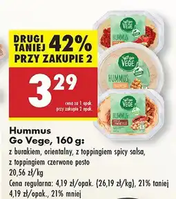 Biedronka Hummus z burakiem Go Vege oferta