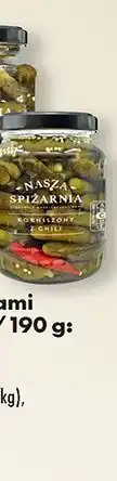 Biedronka Korniszony z chili Nasza Spiżarnia oferta