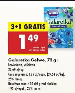 Biedronka Galaretka borówkowa Gellwe oferta