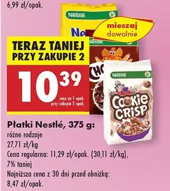 Biedronka Płatki śniadaniowe, różne rodzaje Nestle oferta