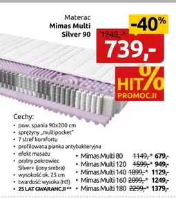 Black Red White Materac Mimas Multi oferta