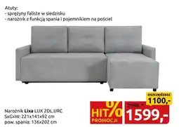Black Red White Narożnik Lux oferta