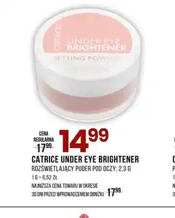 Drogerie Natura Puder pod oczy Catrice oferta
