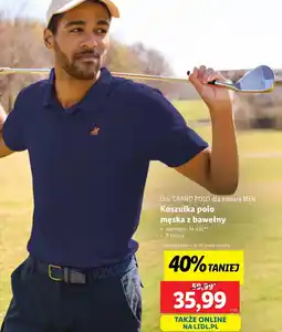 Lidl Koszulka polo męska Esmara oferta