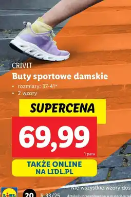 Lidl Buty sportowe damskie Crivit oferta