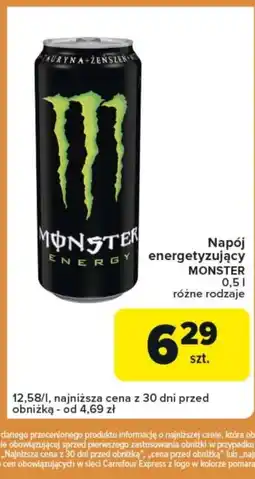 Carrefour Express Napój energetyczny Monster oferta