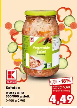 Kaufland Sałatka warzywna Kaufland oferta