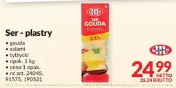 Makro Ser plastry gouda/salami/tylżycki Mlekovita oferta