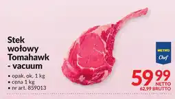 Makro Stek wołowy Tomahawk - vacuum Metro Chef oferta