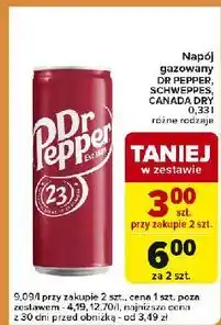 Carrefour Express Napój ginger ale Canada Dry oferta