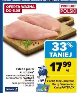 Carrefour Filet z piersi kurczaka oferta