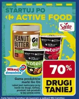 Carrefour Owsianka z orzechami Sante Go On! Protein oferta