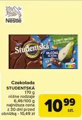 Carrefour Czekolada mleczna z orzechami i galaretką gruszkową Orion Studentska oferta