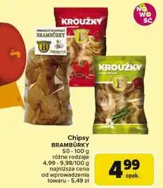 Carrefour Krouzky zielona cebulka Bramburky oferta