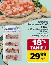 Carrefour Krewetki blanszowane 31-40 Ocean (Ryby) oferta