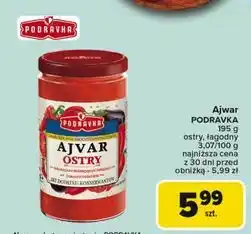 Carrefour Pasta ajvar łagodny Podravka oferta