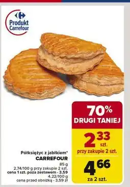 Carrefour Półksiężyc z jabłkiem Carrefour oferta