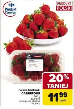 Carrefour Truskawki polska Carrefour Targ Świeżości oferta