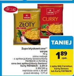 Carrefour Zupa kurczak złoty Vifon oferta