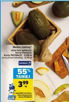 Carrefour Melon zielony oferta