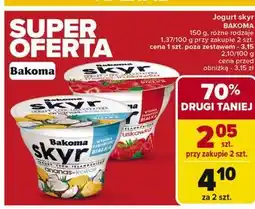 Carrefour Jogurt ananas- kokos Bakoma Skyr oferta