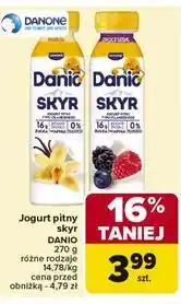 Carrefour Jogurt skyr wanilia Danone Danio oferta