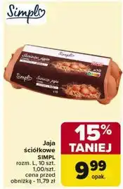Carrefour Jaja ściółkowe kl. l Simpl oferta