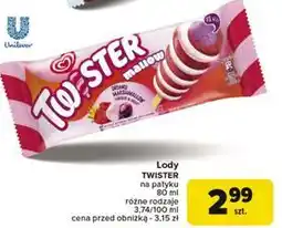 Carrefour Lód mallow Algida Twister oferta