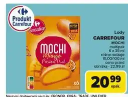 Carrefour Lody mochi mango Carrefour Sensation oferta