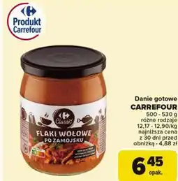 Carrefour Flaki wołowe po zamojsku Carrefour Classic oferta