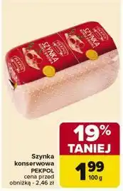 Carrefour Szynka konserwowa Pekpol oferta