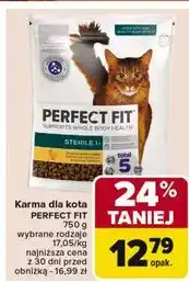 Carrefour Karma dla kota sterile 1+ kurczak Perfect Fit oferta