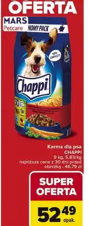 Carrefour Karma dla psa wołowina Chappi oferta